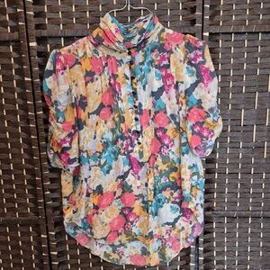 Maeve Multicolor Floral Blouse
